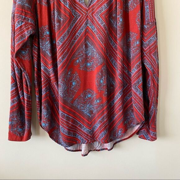 FREE People-Walking On A Dream Boho Tunic Blouse - Picture 8 of 11